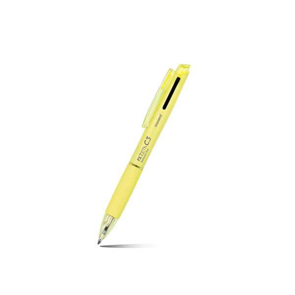 FX ZETA 3색볼펜(0.38/Lemon yellow/자루/모나미)