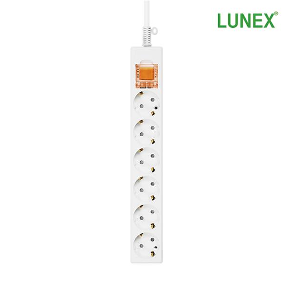 (업체별도배송)6구 메인스위치 멀티탭(SHM-16A6 (LUNEX-S)/4.5m/백색) (업체별도배송)6구 메인스위치 멀티탭(SHM-16A6 (LUNEX-S)/4.5m/백색)