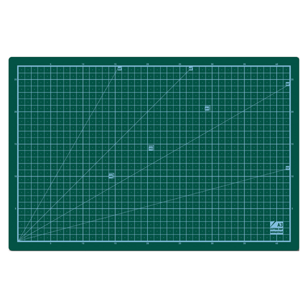 (SVO)커팅매트CM203;A3(450*300mm);녹색;PVC (SVO)커팅매트CM203;A3(450*300mm);녹색;PVC