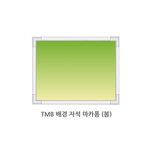 (업체별도배송)배경자석마카폼 A3 봄(개/420*295/TMB-2/연두-미색/현진아트)
