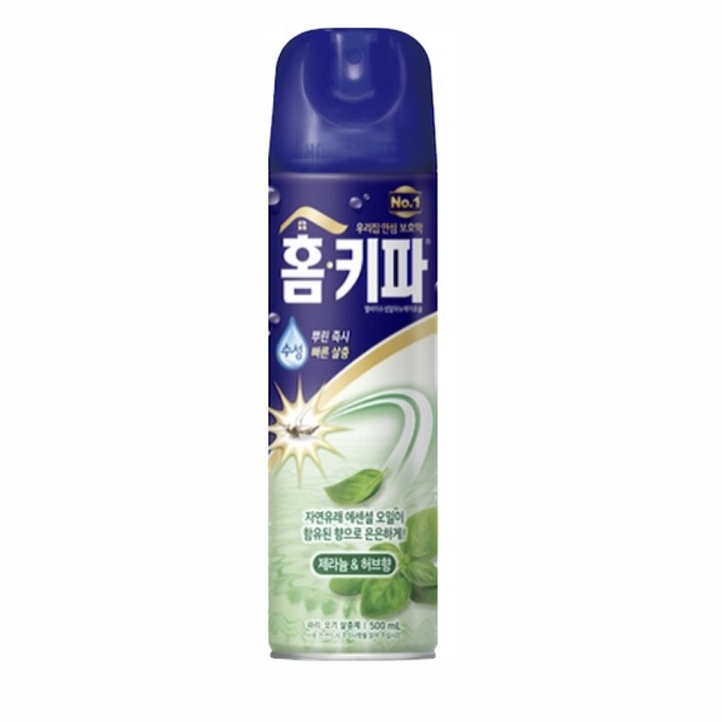홈키파 에어졸 제라늄\&허브(500ml/Henkel)
