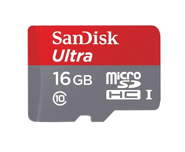 [216528]Ultra microSDHC 카드(16GB/100MB/s/Class10/SanDisk)
