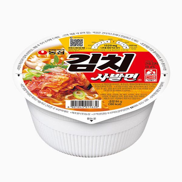 김치사발면 작은사발(86g*24개/BOX/농심)