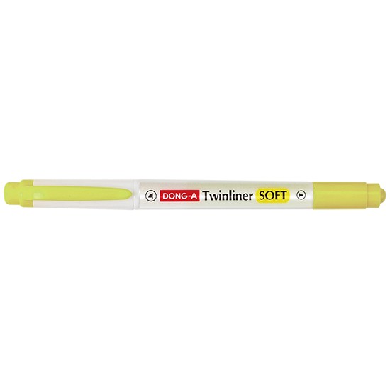 [502731]트윈라이너 소프트 형광펜(노랑/1자루/동아연필)