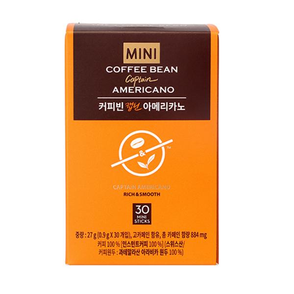 커피빈 캡틴 아메리카노 미니(0.9g*30T)