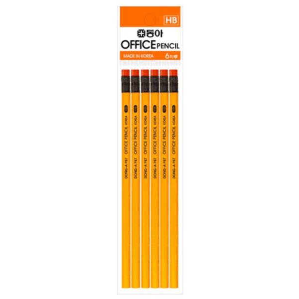 [503955]오피스연필(6본입/HB/동아연필)