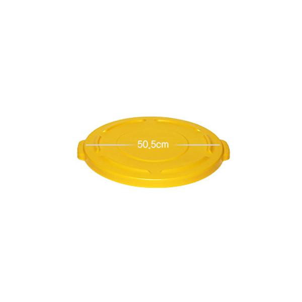 [850296]러버메이드 브루트 통 뚜껑 75L(261960/노란색)