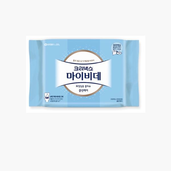 [업체별도배송]크리넥스 마이비데 리필(46매*12팩/박스/유한킴벌리)