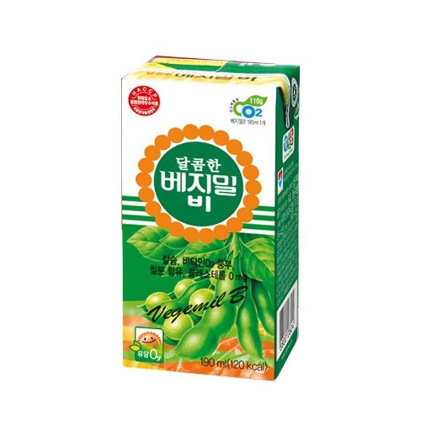 [업체별도배송]달콤한 베지밀B(190ml*16팩/Box/정식품)