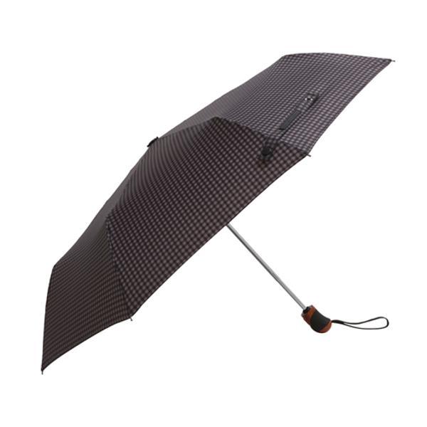 [826543]티피코시 체크 우산(완전자동/3단/블랙)