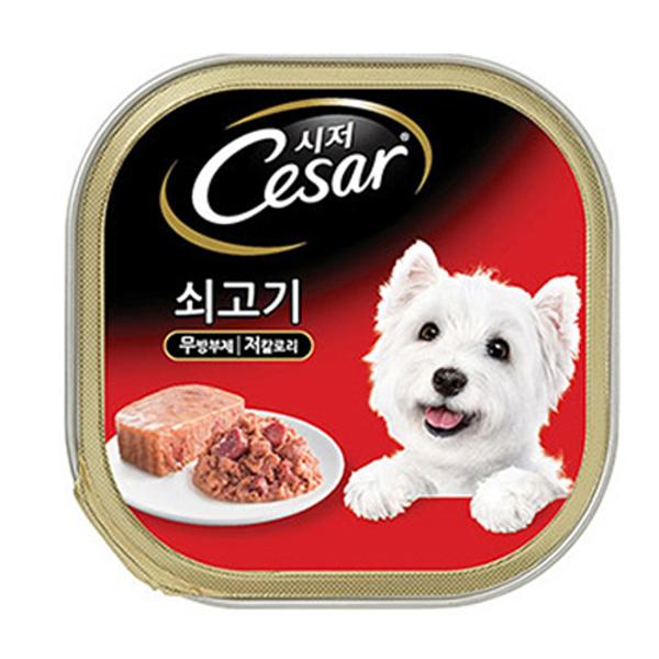 [826736]시저 강아지 간식사료(쇠고기) 100g