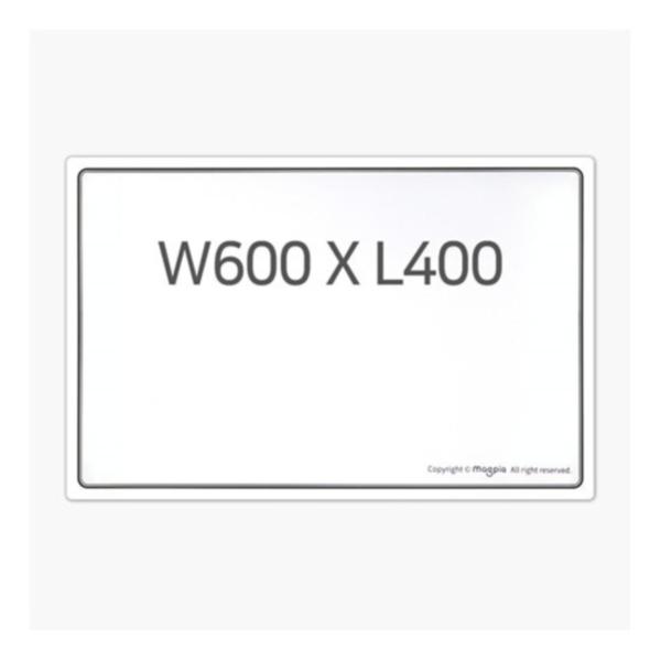 [371712]고무자석 화이트보드(600*400mm/MRMB-WB6040/마그피아)