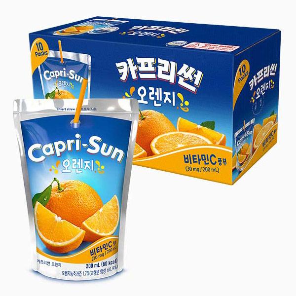 ⓨ카프리썬 오렌지(200ml/10개/BOX/농심)