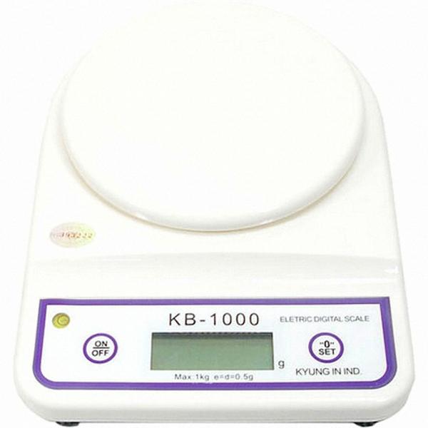 [업체별도배송]전자저울 (최대1kg/측정단위0.5g/KB-1000)