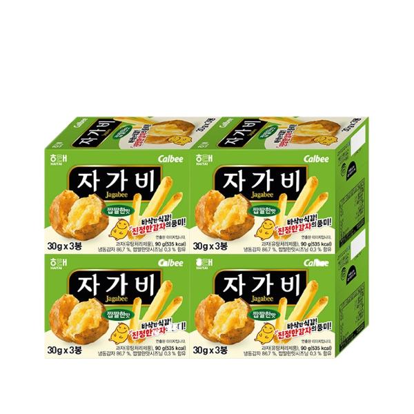 [업체별도배송]자가비 짭짤한맛(90g/12개//박스/해태제과)