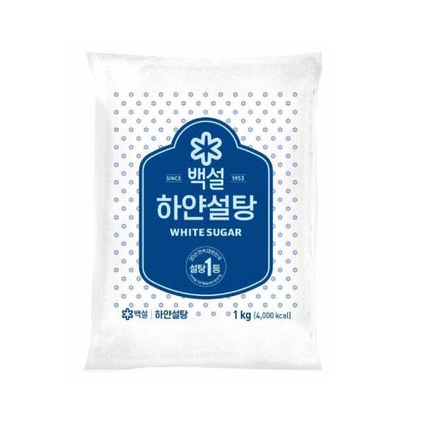 [업체별도배송]하얀설탕 1kg(16개/박스/CJ)