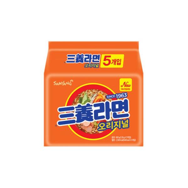 [업체별도배송]삼양라면 봉지(120g*5개/PACK)