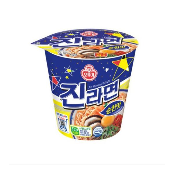 [업체별도배송]진라면 작은컵 순한맛(65g*15개/BOX/오뚜기)
