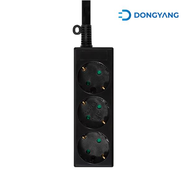 [업체별도배송]3구접지멀티탭(블랙DYM-G3F/10M/10A/동양)