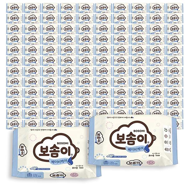 <BOX>깨끗한나라 보솜이 아기물티슈 10매(1박스/120입)