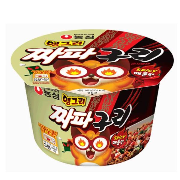 [업체별도배송]앵그리 짜파구리 108g 농심(1박스/16개입)