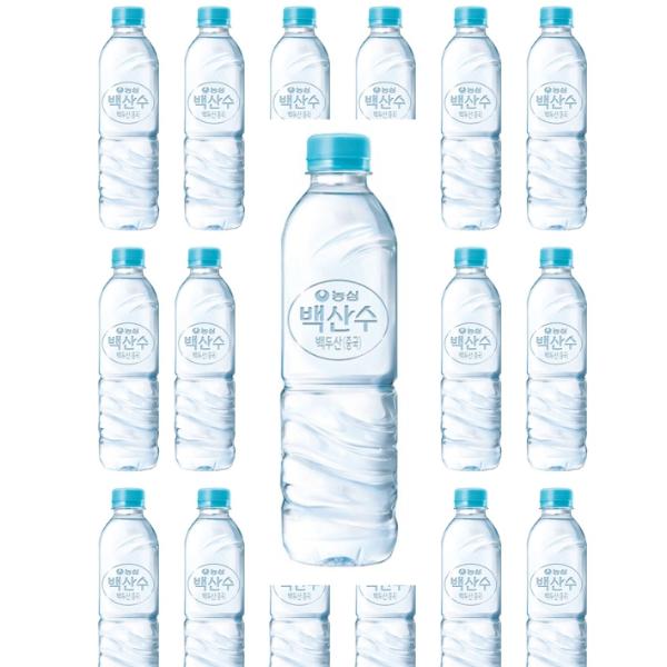 [업체별도배송]백산수 무라벨 500ml 1박스(PET/농심/20개입)