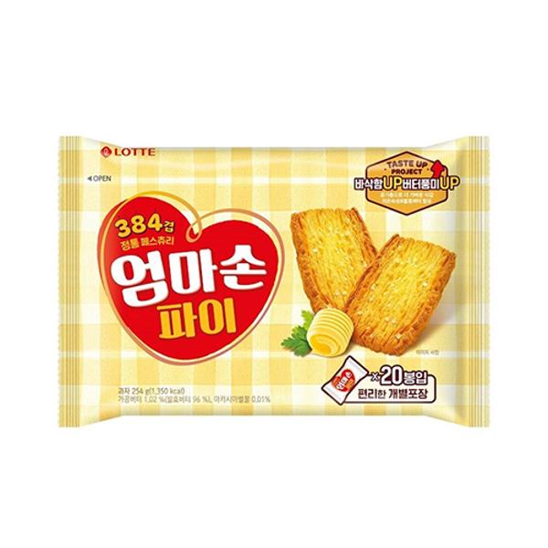 엄마손파이(254g/20입/롯데웰푸드)
