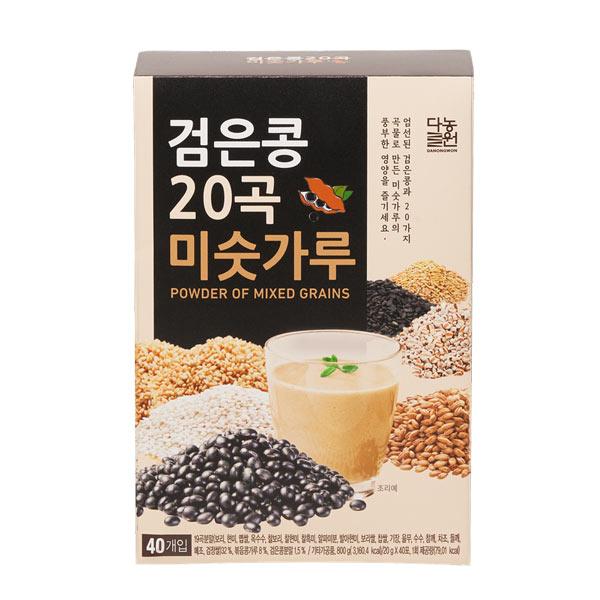 [업체별도배송]검은콩20곡미숫가루(40T/20g/스틱/고형차/다농원/1BOX(40T)