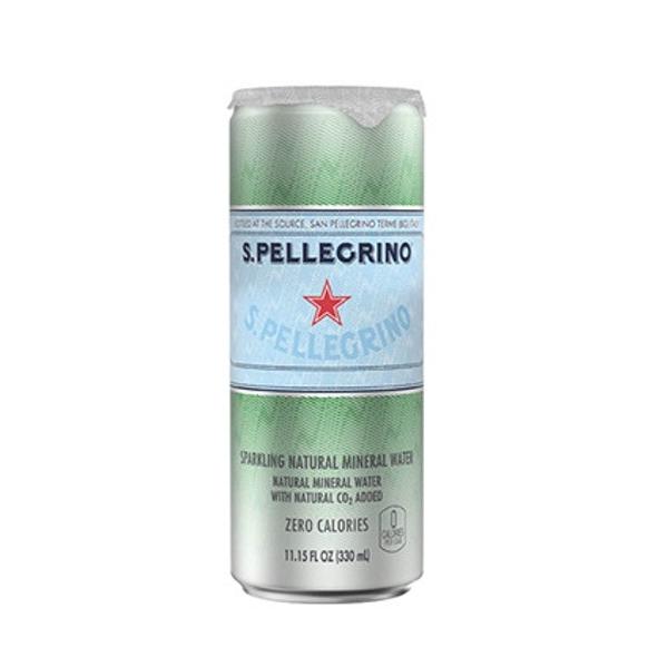 [업체별도배송]산펠레그리노 탄산수 플레인(330ml*24캔/BOX)