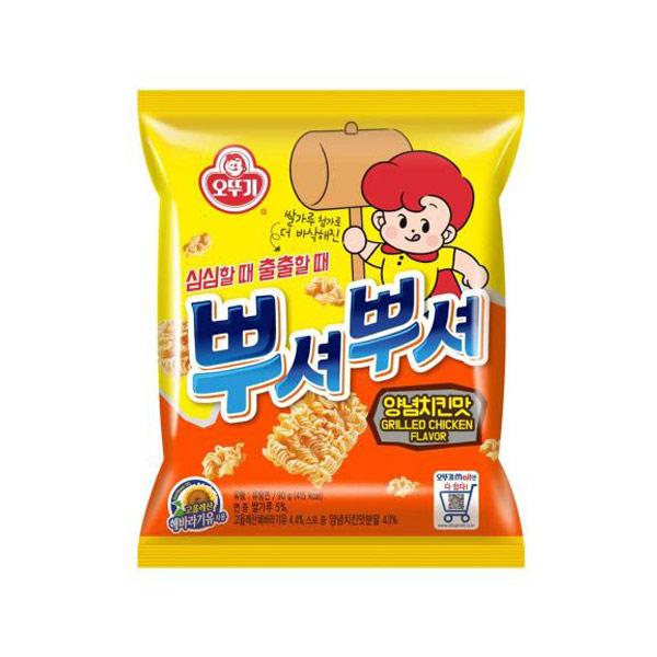 [업체별도배송]오뚜기 뿌셔뿌셔 양념치킨맛 90g(1박스/24입)