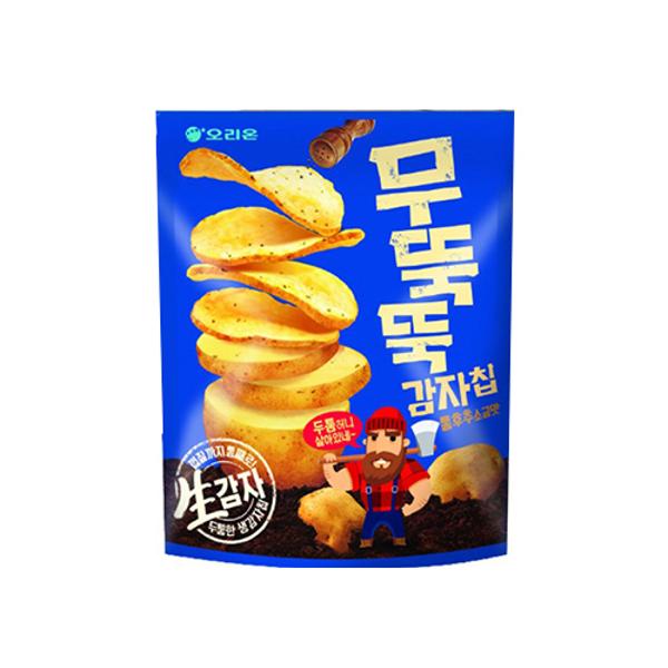 [업체별도배송]오리온 무뚝뚝감자칩 60g(1박스/12개입)