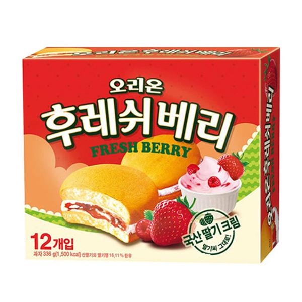 ⓢ후레쉬베리 딸기(336g/오리온)