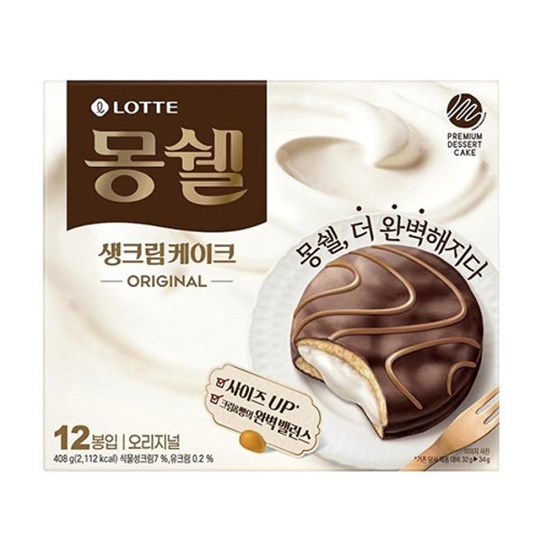 몽쉘 오리지널(408g/12입/롯데웰푸드)