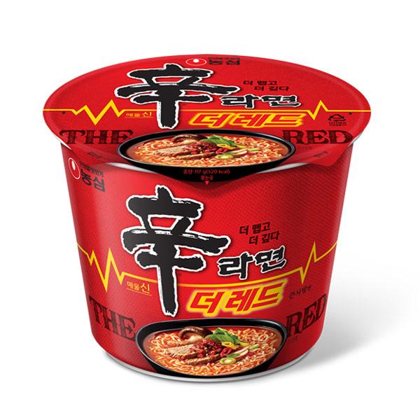 신라면 더레드 큰컵(117g*16개/농심)
