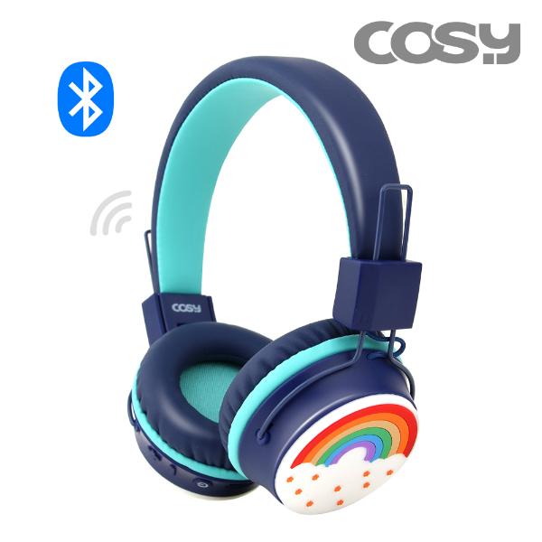 (업체별도배송)헤이키즈 청력보호 블루투스 헤드셋(HS2219BT/블루/코시)