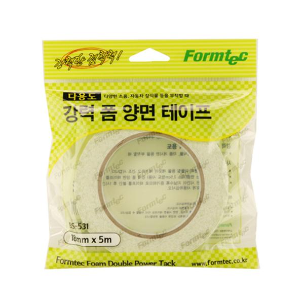 폼양면테이프 BS-531(18mm*5M/폼텍)