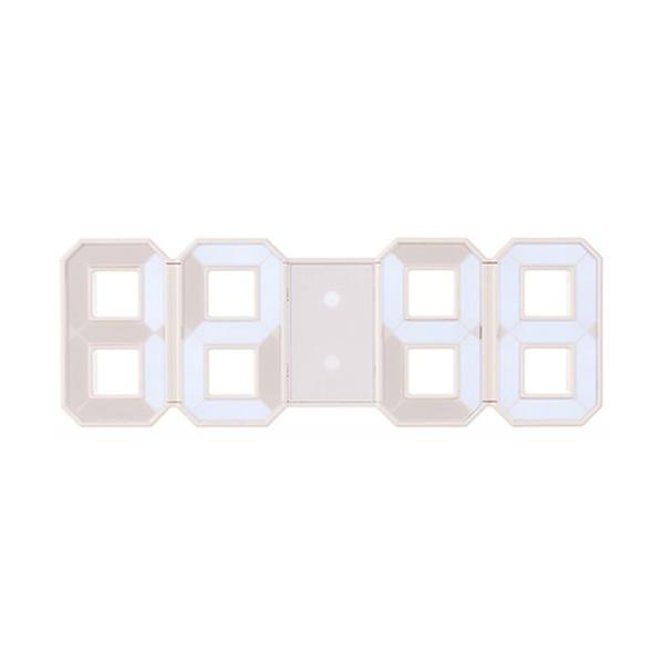 입체 화이트 LED 탁상시계(LED탁상/OT1586W/1215x85x38mm/오리엔트/OWC)