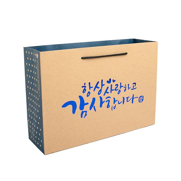 사랑감사쿠키쇼핑백(중)네이비