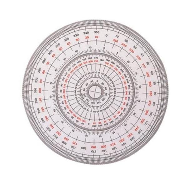 [업체별도배송]전원분도기 15cm(1개)