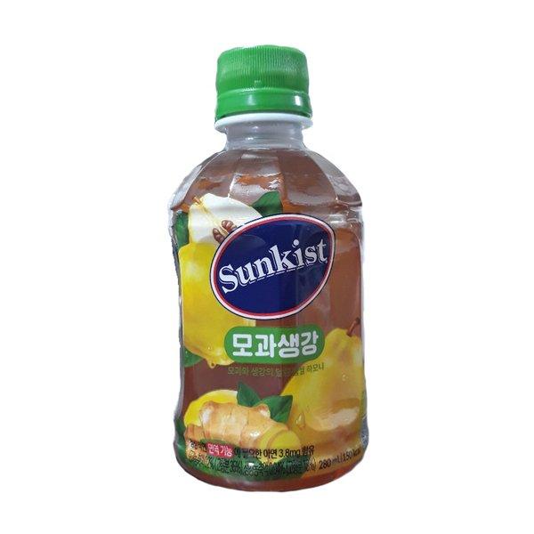 (업체별도배송)음료 썬키스트 모과 생강 1박스(280mlX24 PET) (업체별도배송)음료 썬키스트 모과 생강 1박스(280mlX24 PET)