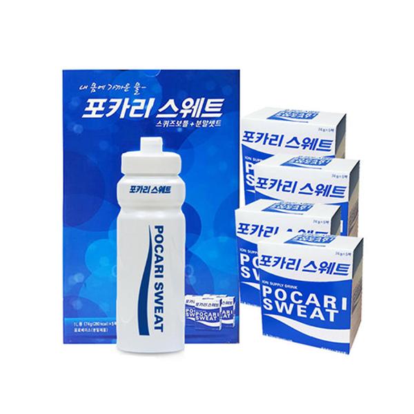 (업체별도배송)포카리스웨트 분말 이온음료 1L용20팩+보틀1개 동아오츠카 (주)오피스디포 코리아