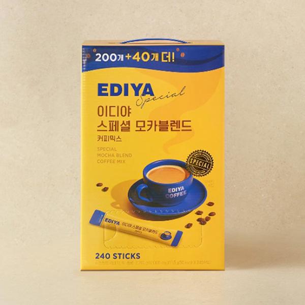 (업체별도배송)커피 이디야 스페셜 모카블렌드 커피믹스 11g*240T (업체별도배송)커피 이디야 스페셜 모카블렌드 커피믹스 11g*240T
