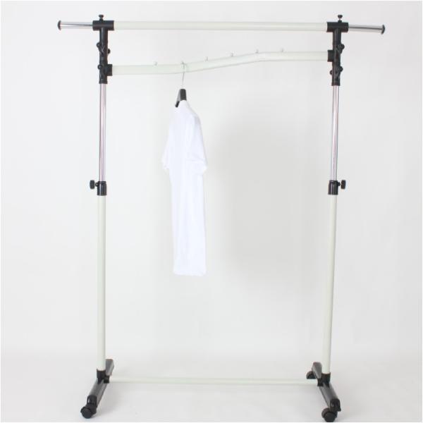 [업체별도배송]이동식행거(화이트/2단/ASR301/95*150cm)