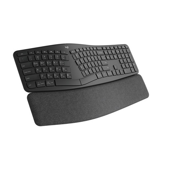 [업체별도배송]인체공학 무선 블루투스 키보드(K860/그래파이트/Logitech)
