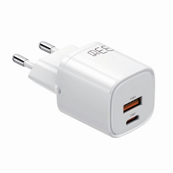 [업체별도배송]GaN PD3.0 PPS 33W 멀티충전기(CH-084/2포트/화이트/맥도도)