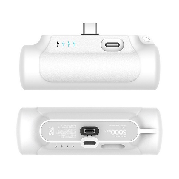 플레오맥스 미니 일체형 보조배터리(PM-MINI5000/5000mAh/C타입)