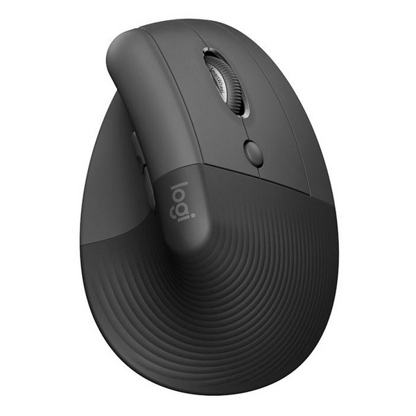 [업체별도배송]로지텍인체공학무선블루투스버티컬마우스(LIFT블랙/Logitech)
