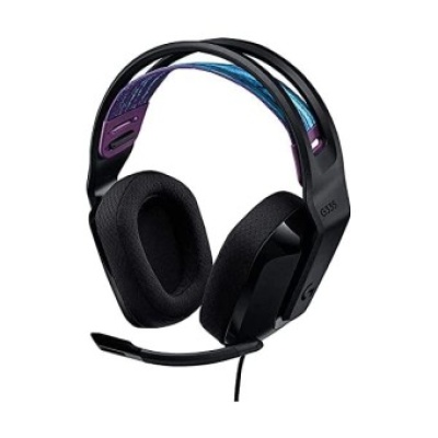 [업체별도배송]로지텍유선초경량헤드셋(G335/블랙/Logitech)