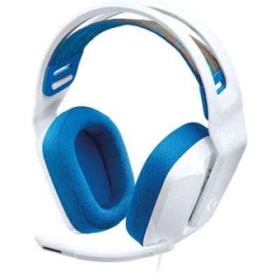 [업체별도배송]로지텍유선초경량헤드셋(G335/화이트/Logitech)