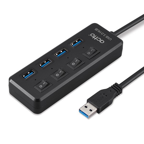 [업체별도배송]스피드업USB3.0허브(엑토/HUB-33/블랙)